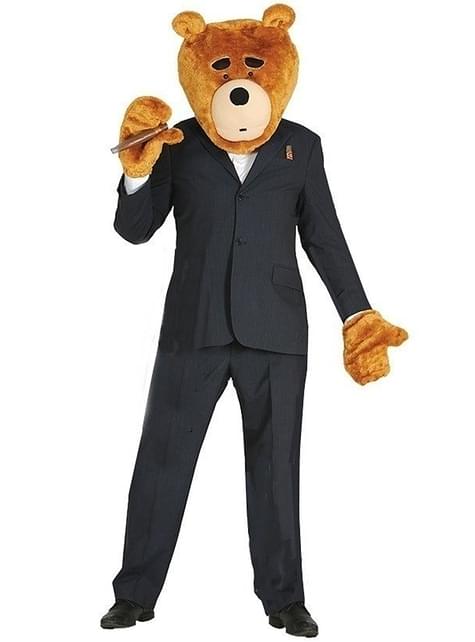 Kit de pieza para la cabeza y manos de oso travieso para adulto - Guirca | Funidelia