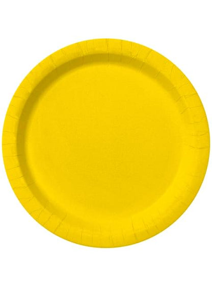 Kit decoración de fiesta color amarillo Premium para 8 personas - Colores lisos - Funiglobal Kits | Funidelia