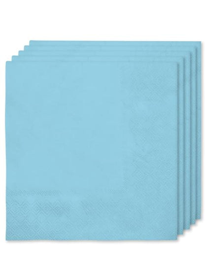 Kit decoración de fiesta color azul claro Premium para 8 personas - Colores lisos - Funiglobal Kits | Funidelia