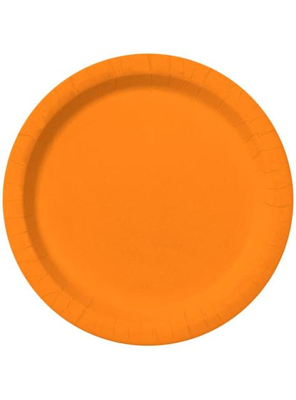 Kit decoración de fiesta color naranja para 8 personas - Colores lisos - Funiglobal Kits | Funidelia