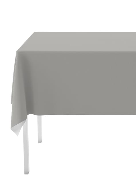 Kit decoración de fiesta color plateado para 8 personas - Colores lisos - Funiglobal Kits | Funidelia