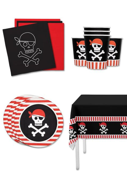 Kit decoración de fiesta de piratas para 8 personas - Pirates Party - Funiglobal Kits | Funidelia