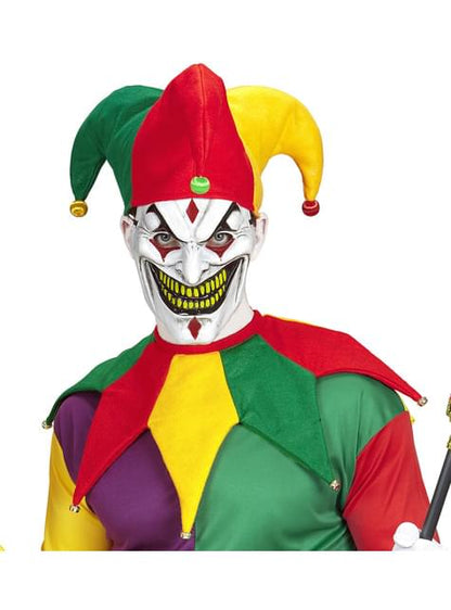 Kit disfraz de bufón multicolor para adulto - Widmann | Funidelia