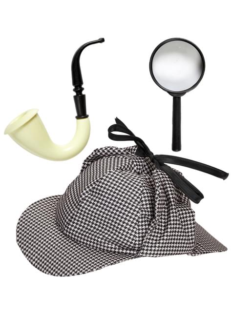 Kit disfraz de detective para adulto - Widmann | Funidelia