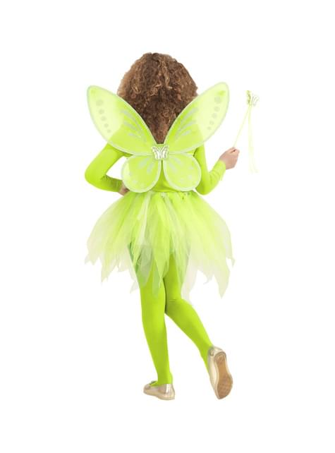 Kit disfraz de hada verde para niña - Widmann | Funidelia