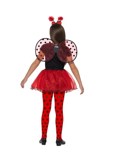 Kit disfraz de mariquita para niña