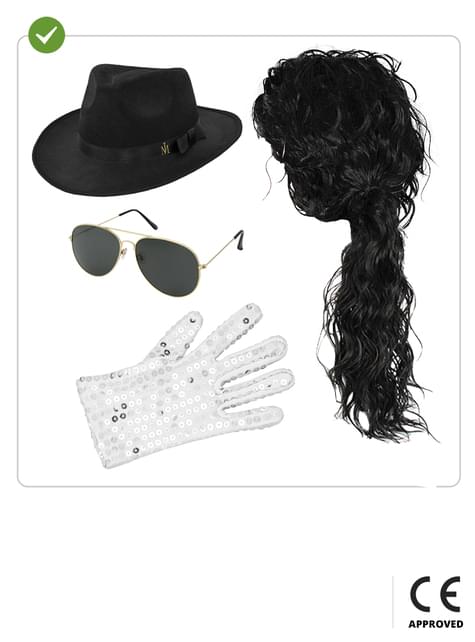 Kit disfraz de Michael Jackson para niños - Funiglobal | Funidelia
