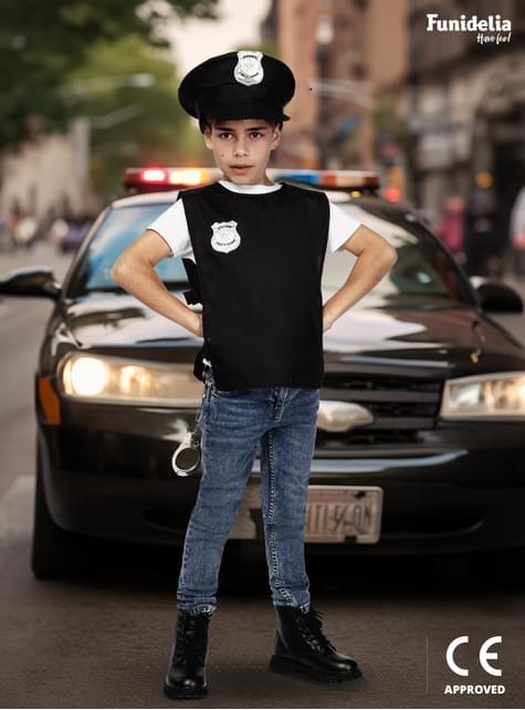 Kit disfraz de policía para niño - Funiglobal | Funidelia