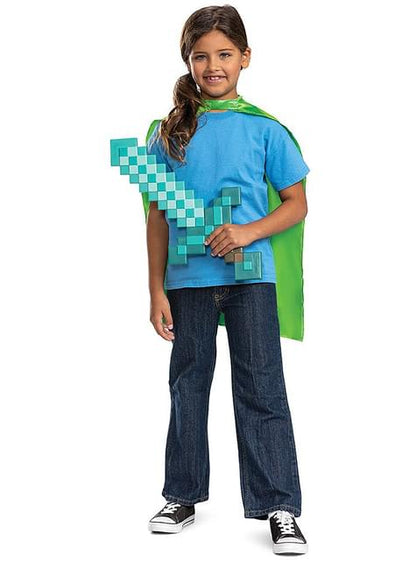 Kit espada y capa Creeper - Minecraft - Disguise | Funidelia