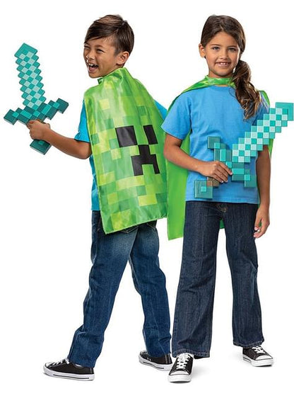 Kit espada y capa Creeper - Minecraft - Disguise | Funidelia