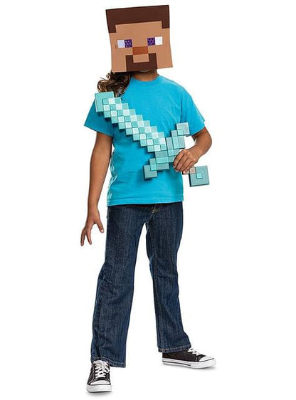 Kit espada y máscara Steve - Minecraft - Disguise | Funidelia
