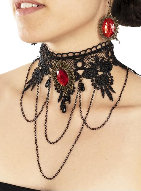 Kit joyas de vampiresa - Funiglobal | Funidelia