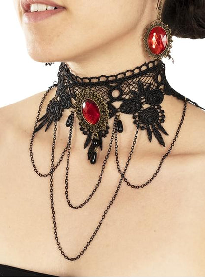 Kit joyas de vampiresa - Funiglobal | Funidelia