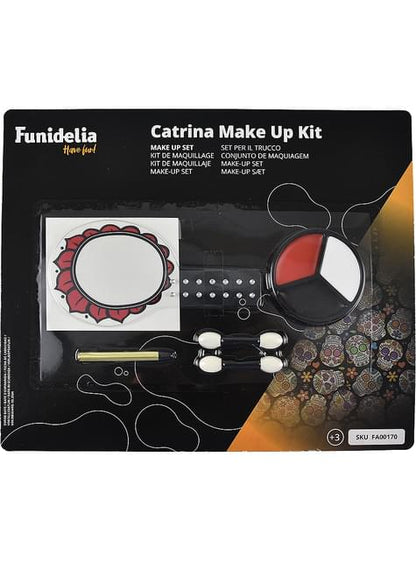Kit maquillaje Catrina al aceite - Funiglobal | Funidelia