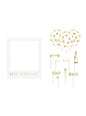 Kit photocall “Best wedding“ para boda - Partydeco | Funidelia