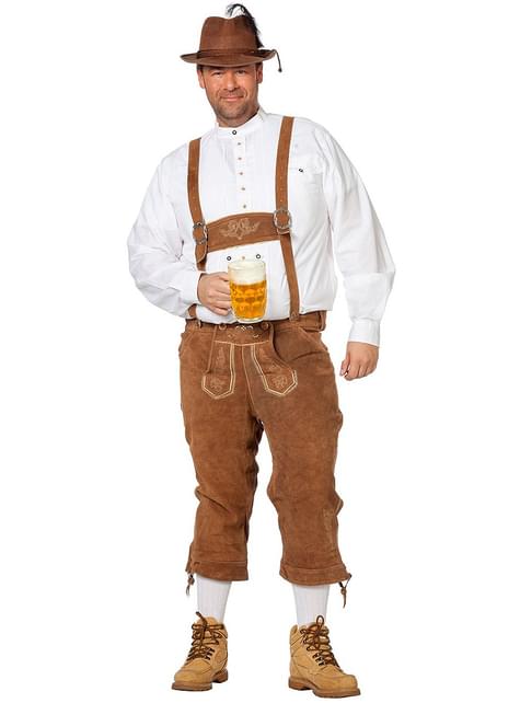 Lederhose beige deluxe para hombre - Wilbers | Funidelia
