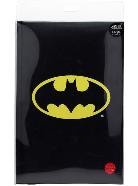 Libreta grande de Batman 19 x 29 cm con luz