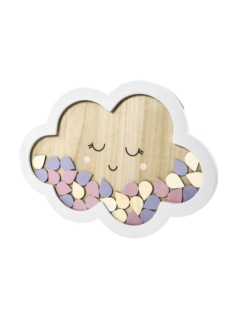Libro de firmas en forma de nube - Baby Shower Party