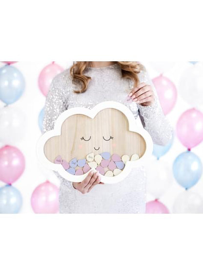 Libro de firmas en forma de nube - Baby Shower Party