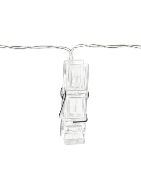 Luces LED con pinzas de 1,4 m