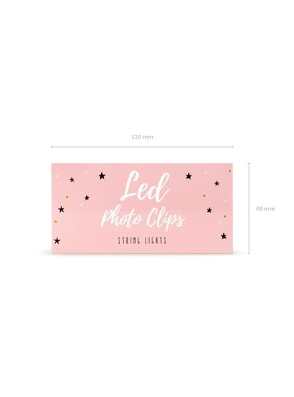 Luces LED con pinzas de 1,4 m