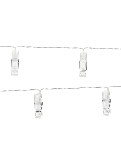 Luces LED con pinzas de 1,4 m