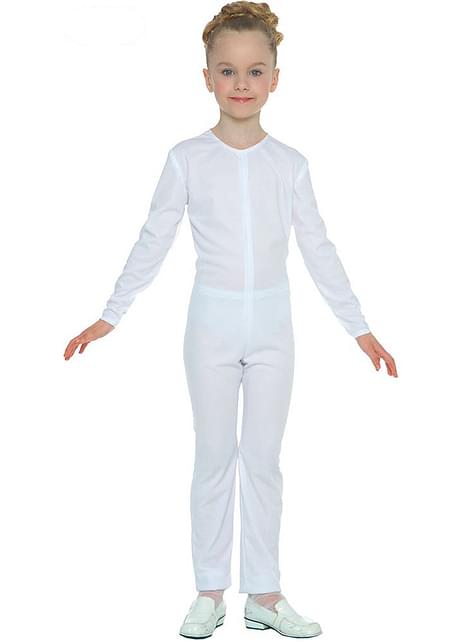 Maillot blanco para niña