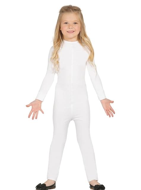 Maillot blanco para niña