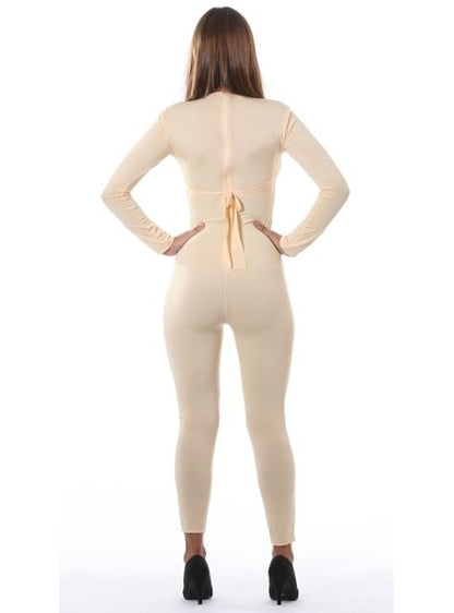 Maillot de mujer adulta beige
