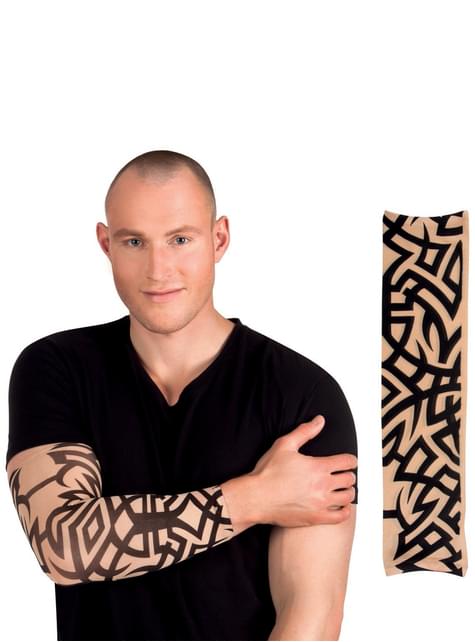 Manga con tatuajes tribales para adulto