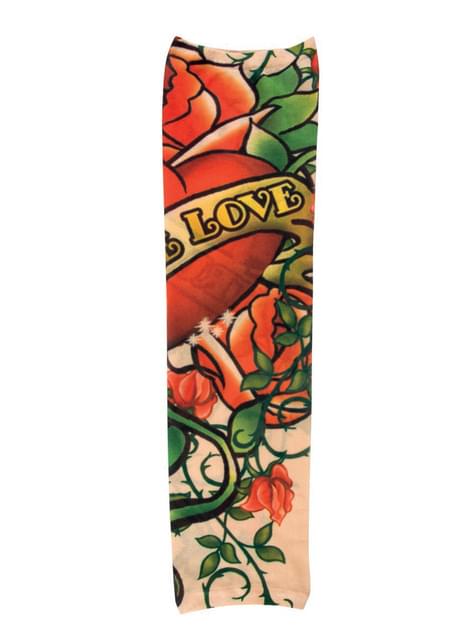 Manga con tatuajes “True Love“ para adulto