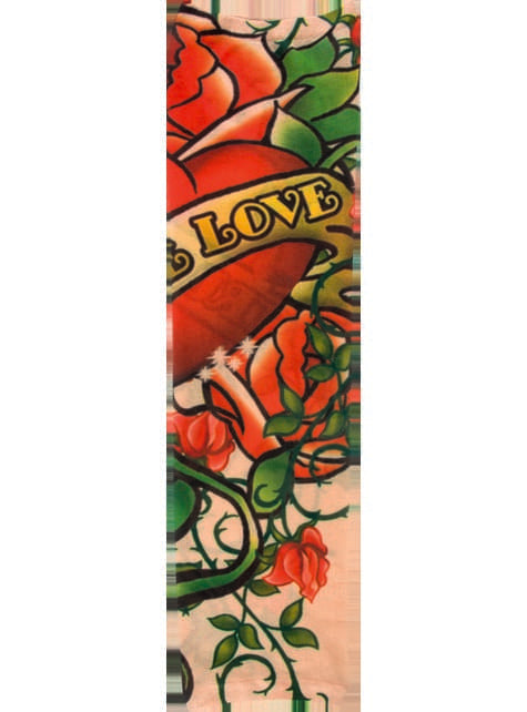 Manga con tatuajes “True Love“ para adulto