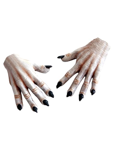 Manos de caminante blanco para adulto