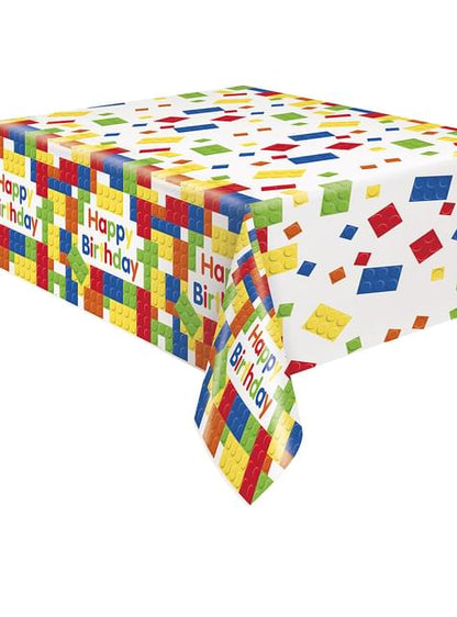 Mantel de bloques de construcción - Building Blocks party - Unique | Funidelia
