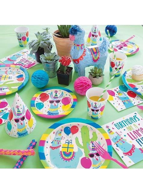Mantel de Llama Birthday - Unique | Funidelia