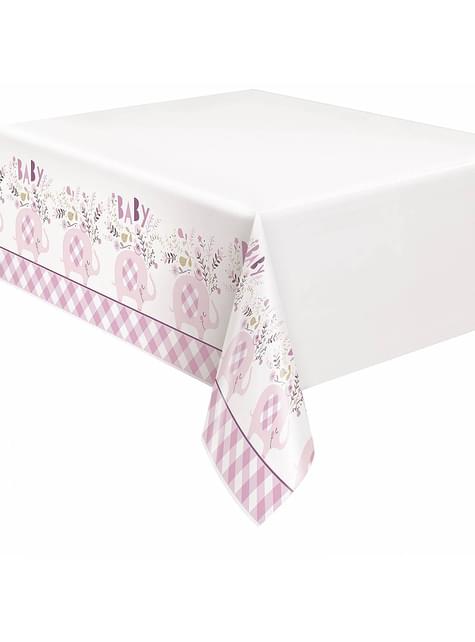 Mantel elefante rosa baby Shower - Pink Floral Elephant - Unique | Funidelia