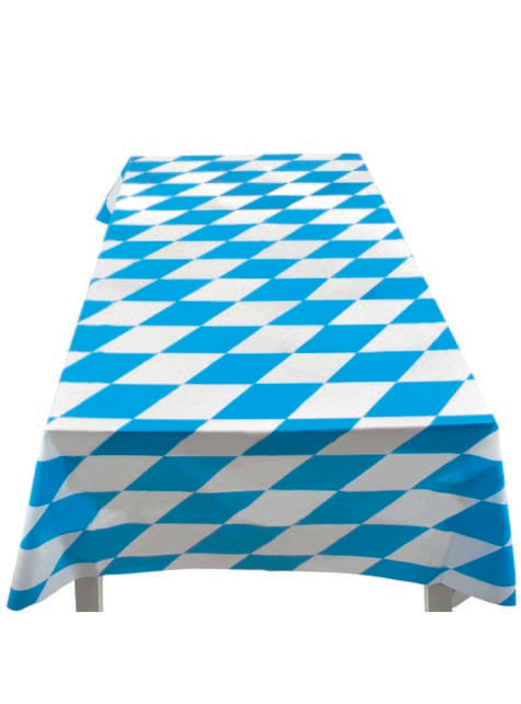 Mantel para Oktoberfest azul y blanco - Boland | Funidelia