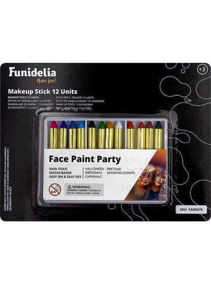 Maquillaje en barra 12 unidades - Funiglobal | Funidelia