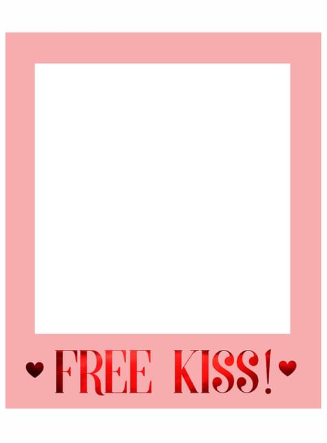 Marco para photocall “Free Kiss“ - Valentine Collection - Partydeco | Funidelia