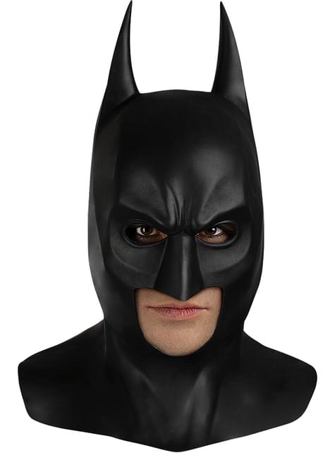 Máscara Batman de látex - El Caballero Oscuro - Funiglobal | Funidelia