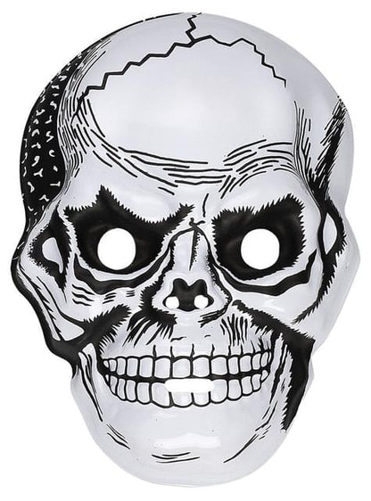 Máscara calavera de plástico para hombre