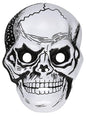 Máscara calavera de plástico para hombre