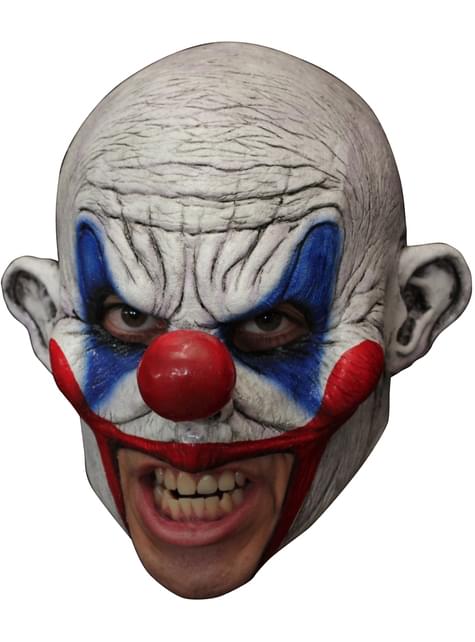 Máscara Clooney Clown de látex