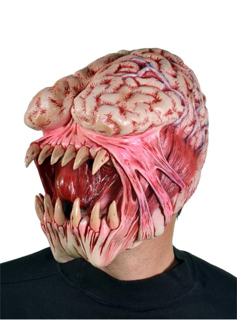 Máscara de alien come cerebros para adulto