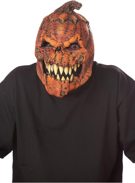 Máscara de calabaza maligna ani-motion para adulto - California Costumes | Funidelia
