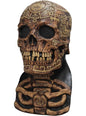 Máscara de calavera tatuada para adulto