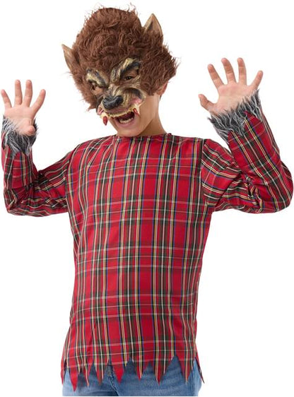 Máscara de hombre lobo para niño