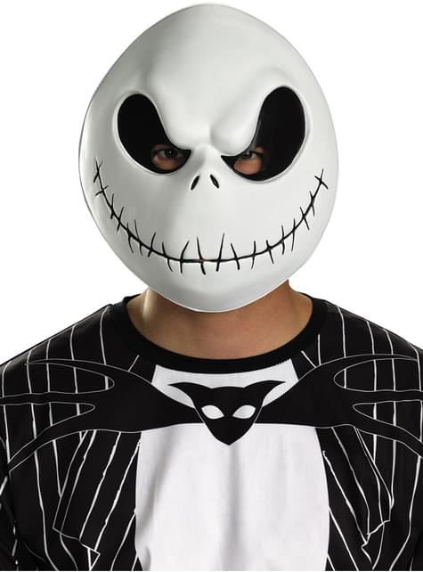Máscara de Jack Skellington Pesadilla antes de Navidad para adulto