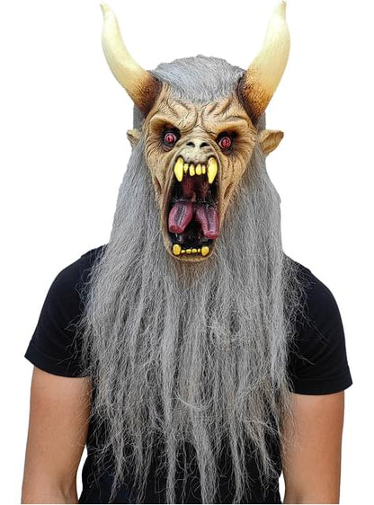 Máscara de Krampus blanco - Ghoulish | Funidelia
