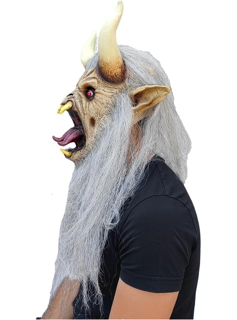 Máscara de Krampus blanco - Ghoulish | Funidelia